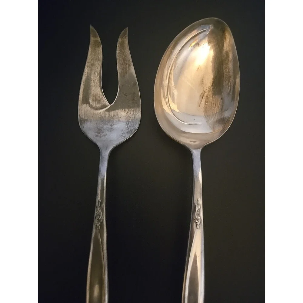 Holmes & Edwards Silverplate  WOODSONG ‎ BUFFET SERVING SET 9 1/4